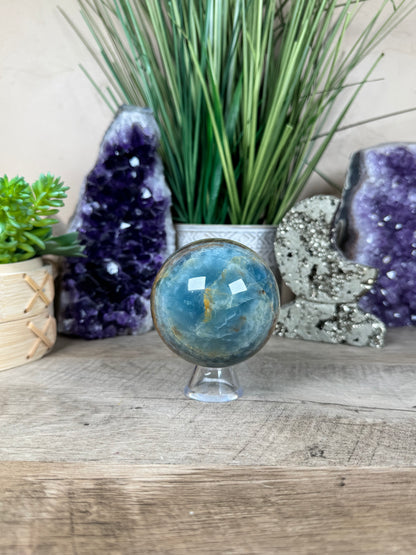 Blue Onyx Sphere 69mm/2.73in