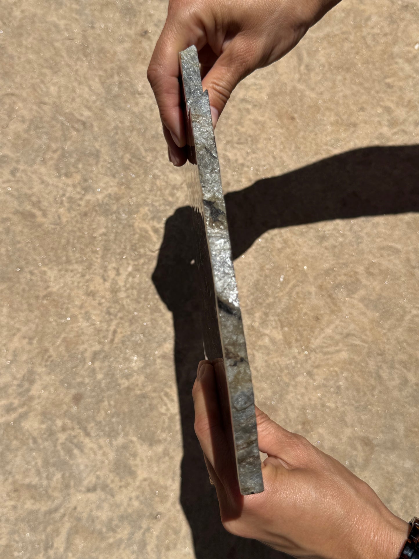 XL Golden Flash Labradorite Polished Slab 1154g