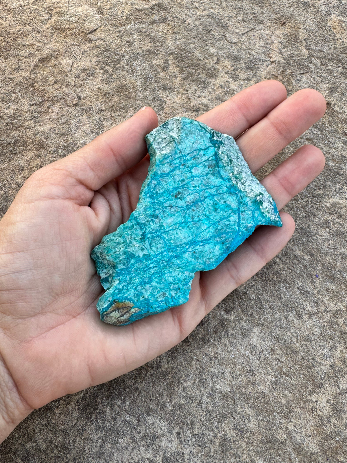 Blue River Chrysocolla Slab 57g
