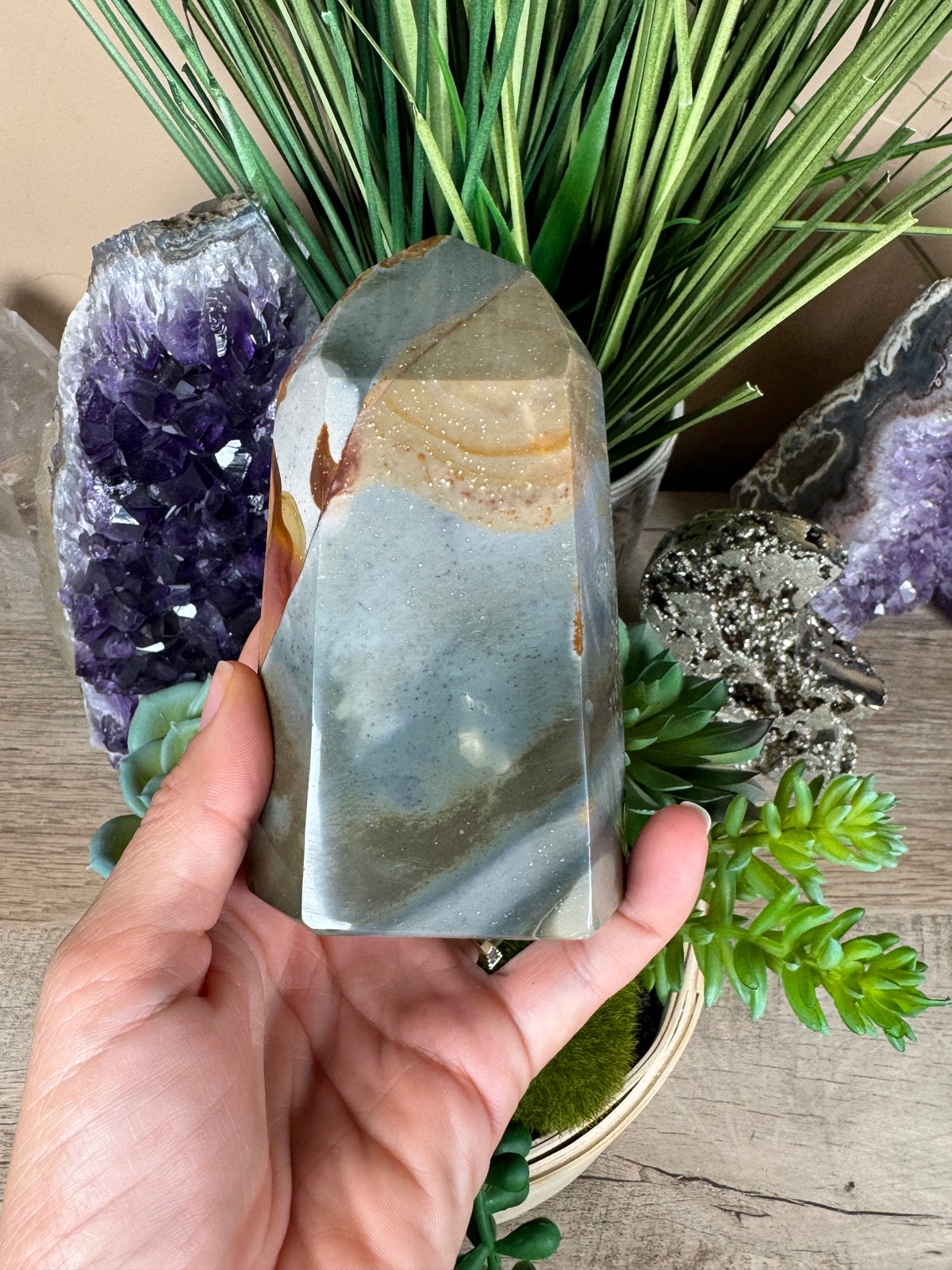 Polychrome Desert Jasper Point 120mm/4.72in