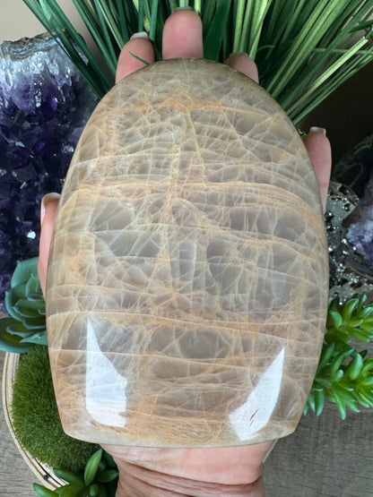 Peach Moonstone Freeform 4.8in