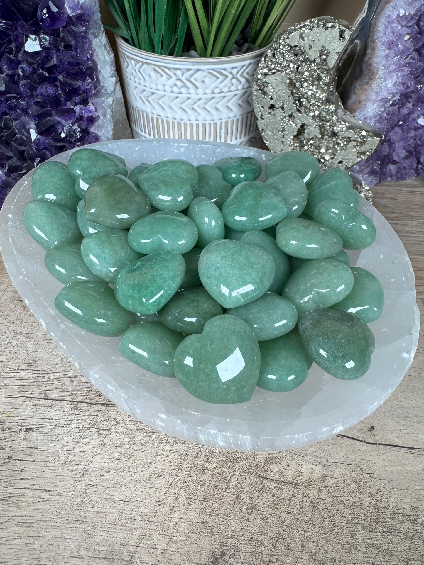 Green Aventurine Heart
