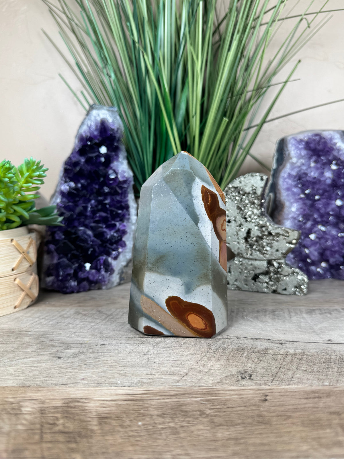 Polychrome Desert Jasper Point 120mm/4.72in