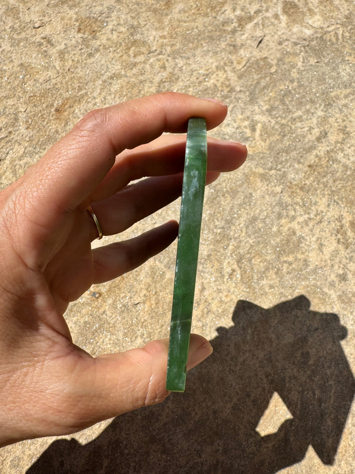 Canadian Nephrite Jade Slab 112g