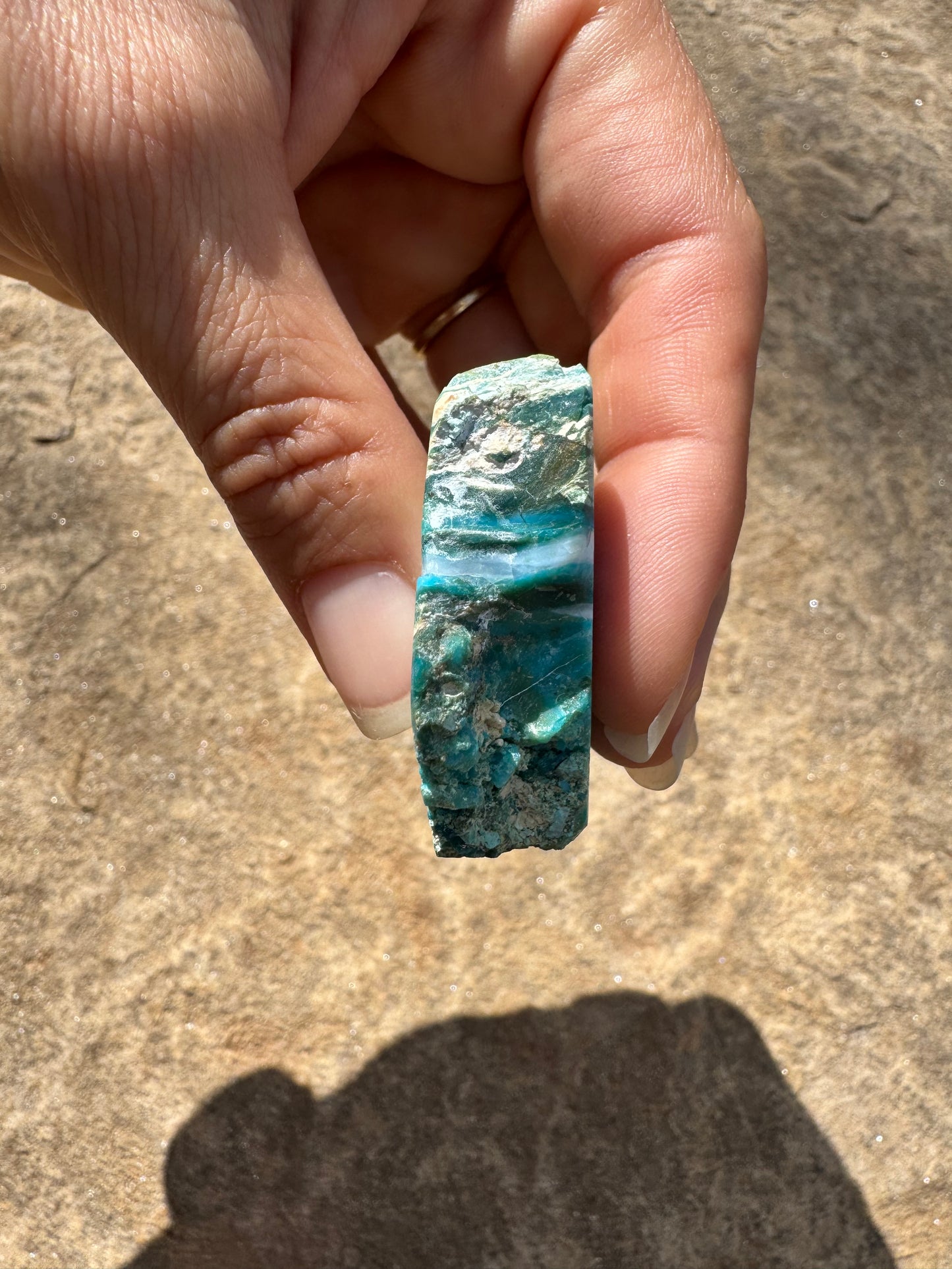 Peruvian Blue Opalina Slab 31g