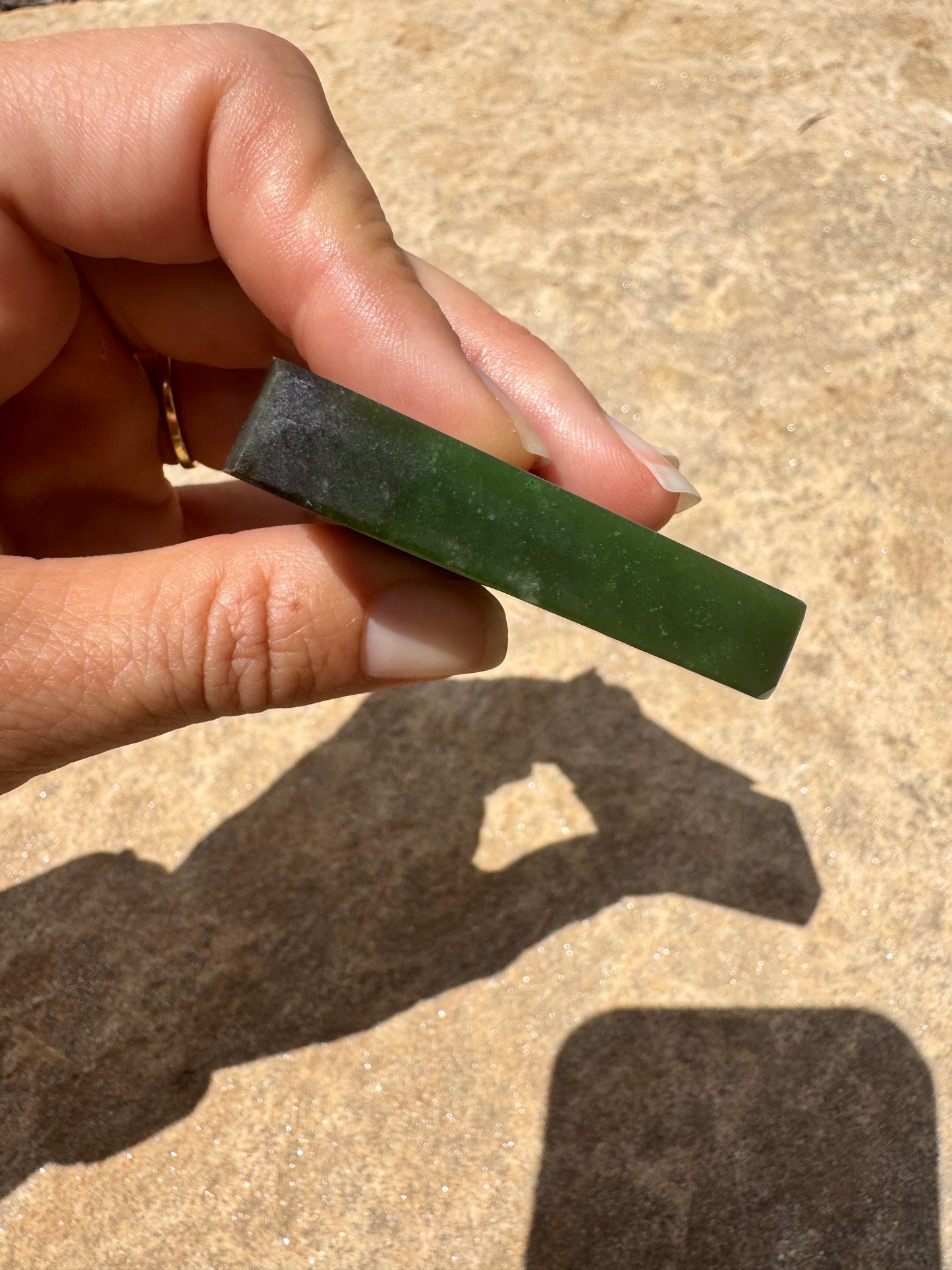 Canadian Nephrite Jade Slab 106g