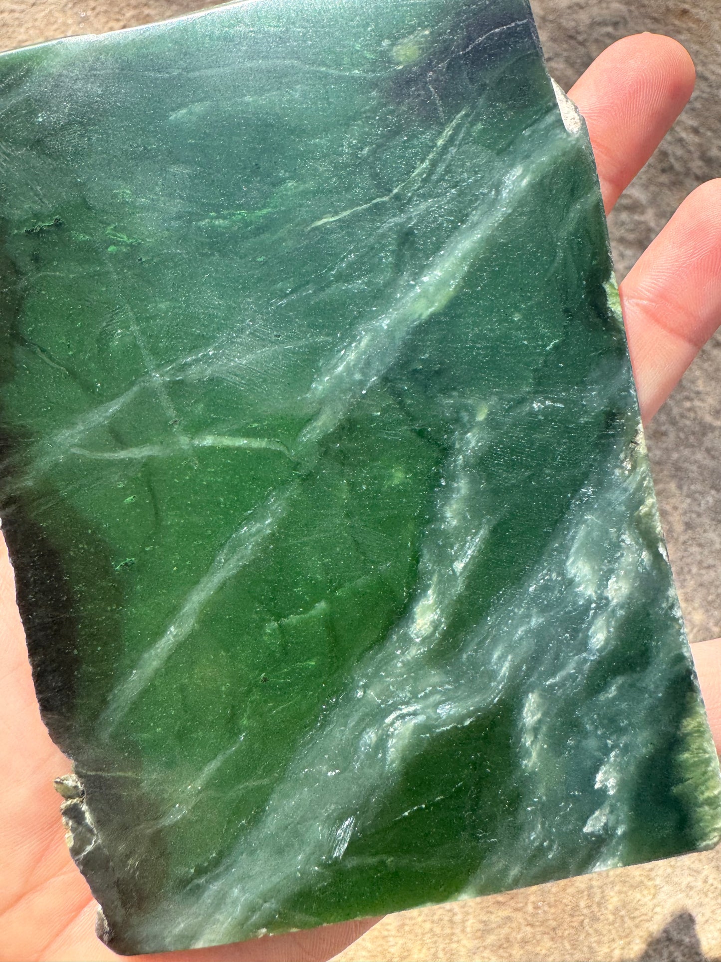Canadian Nephrite Jade Slab 287g