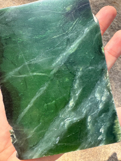 Canadian Nephrite Jade Slab 287g