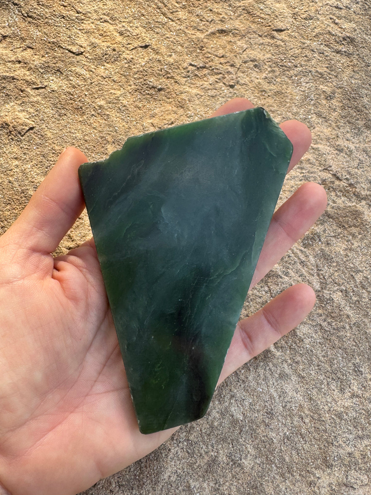 Canadian Nephrite Jade Slab 155g