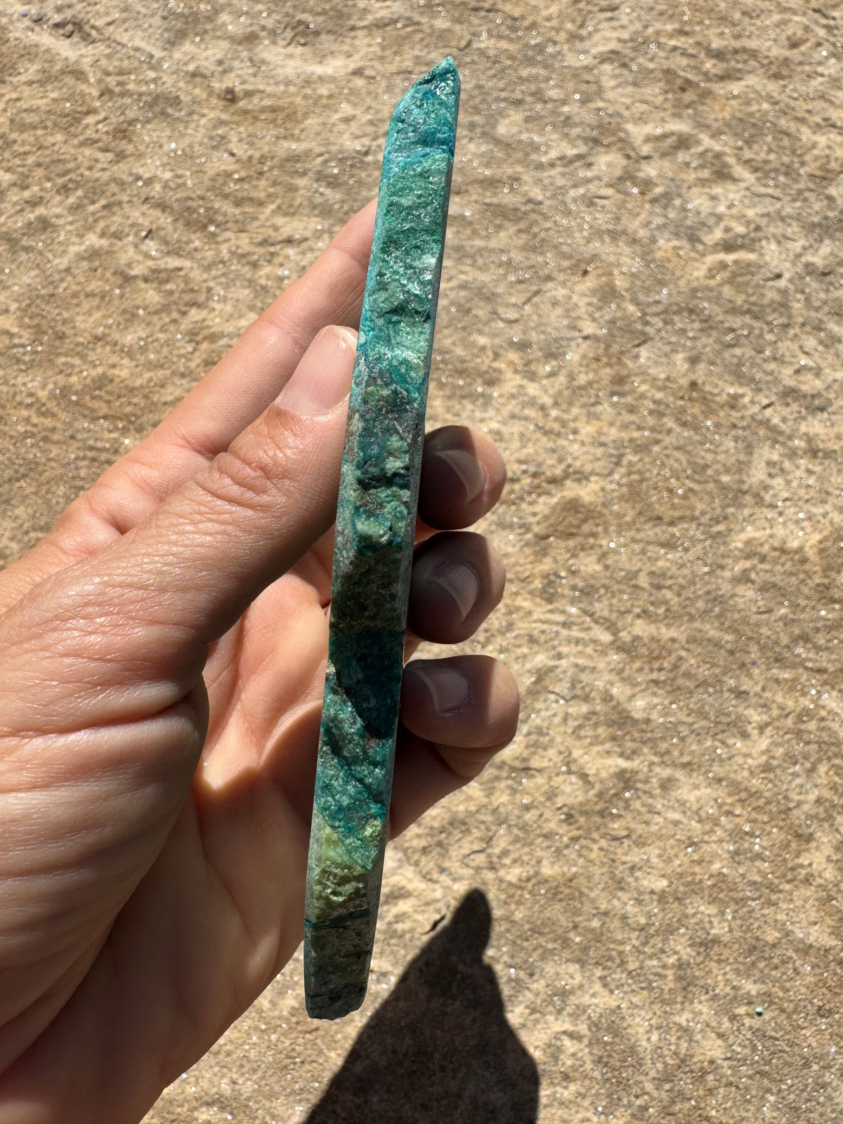 Blue River Chrysocolla Slab 138g