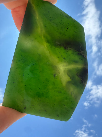 Canadian Nephrite Jade Slab 82g