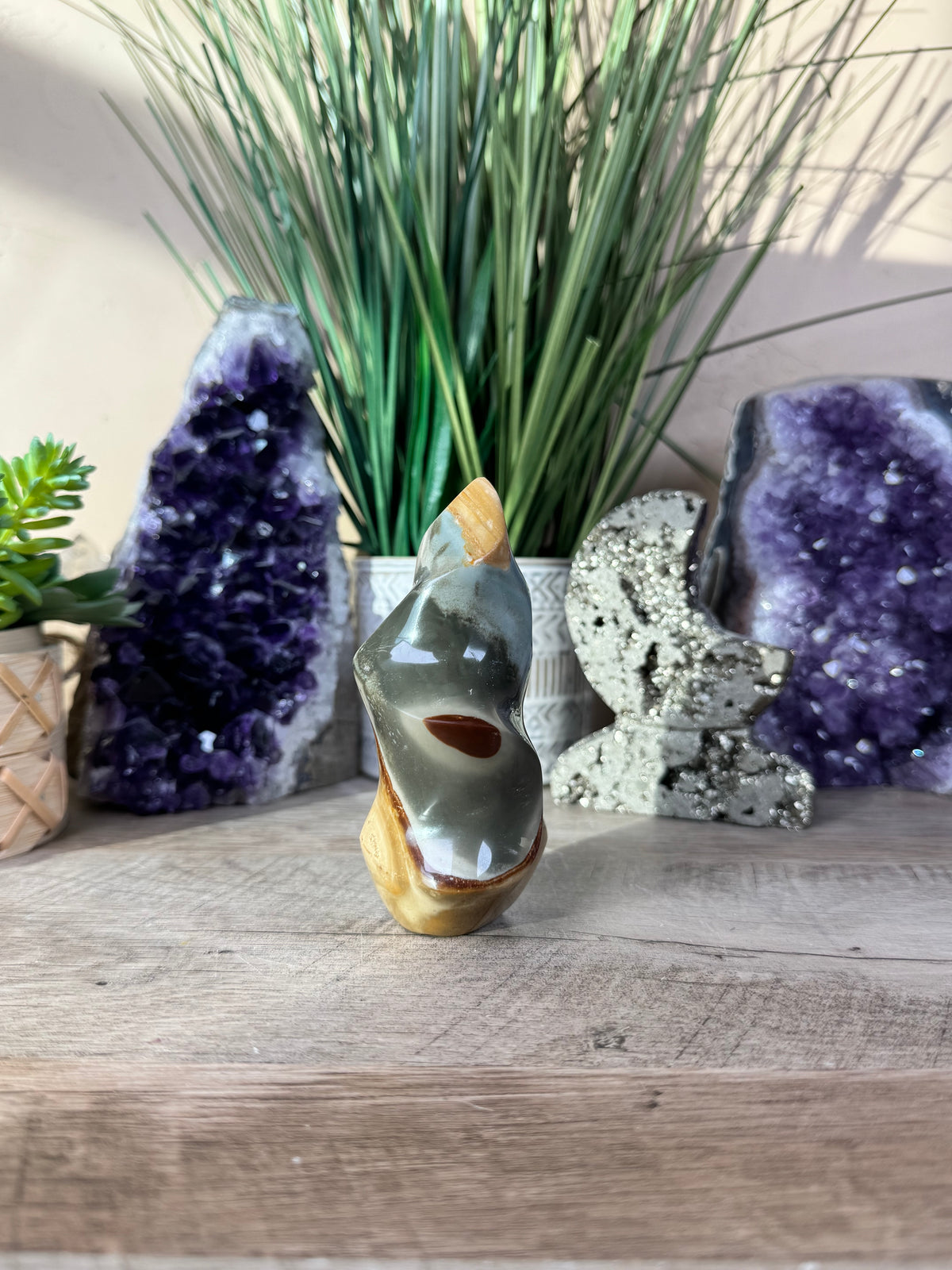 Polychrome Jasper Flame 4.2in
