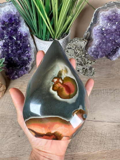 Polychrome Jasper Flame 5.76in