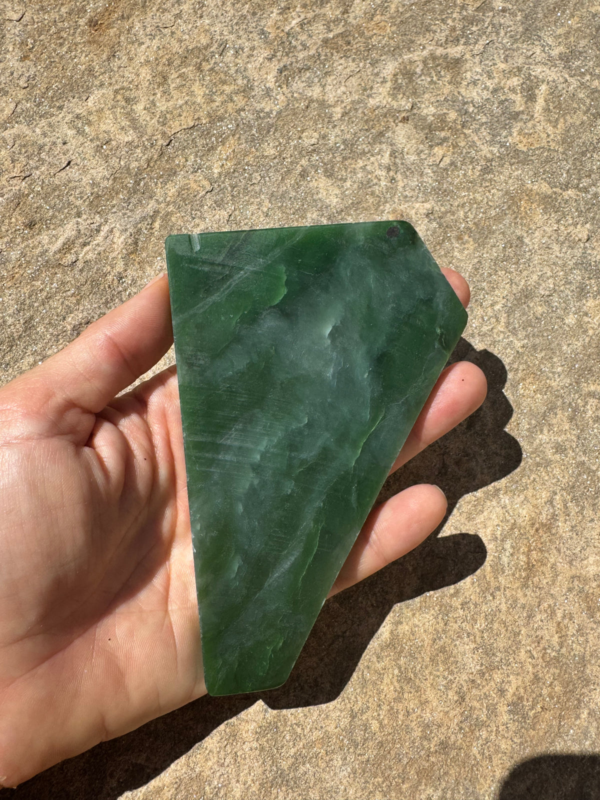 Canadian Nephrite Jade Slab 112g