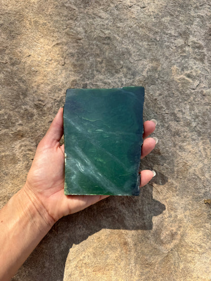 Canadian Nephrite Jade Slab 287g