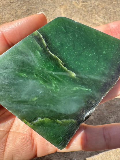 Canadian Nephrite Jade Slab 97g