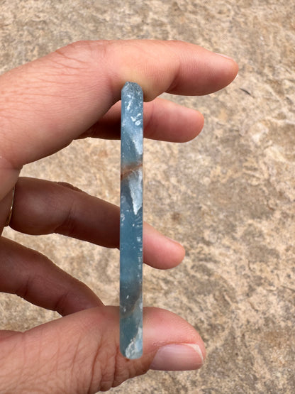 Blue Onyx Calcite Slab 38g