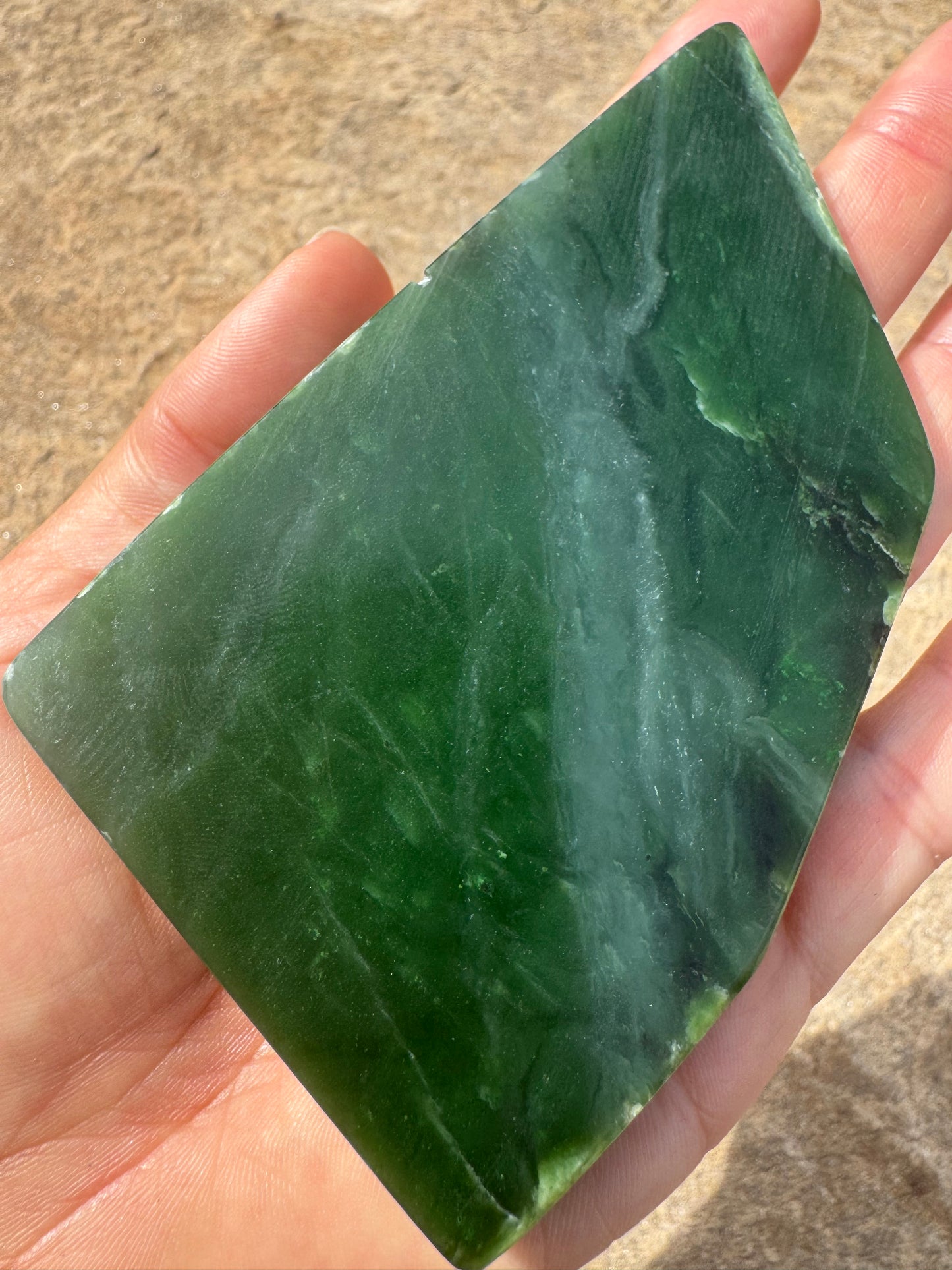 Canadian Nephrite Jade Slab 151g