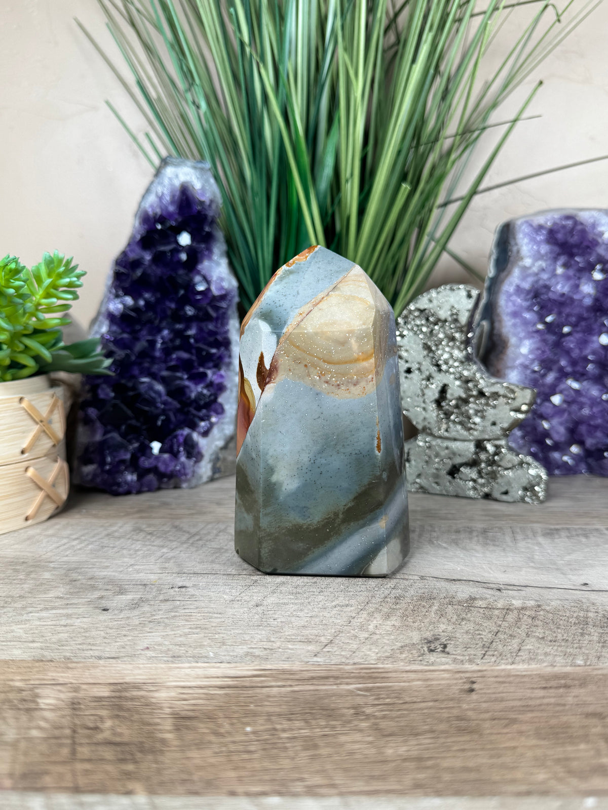 Polychrome Desert Jasper Point 120mm/4.72in