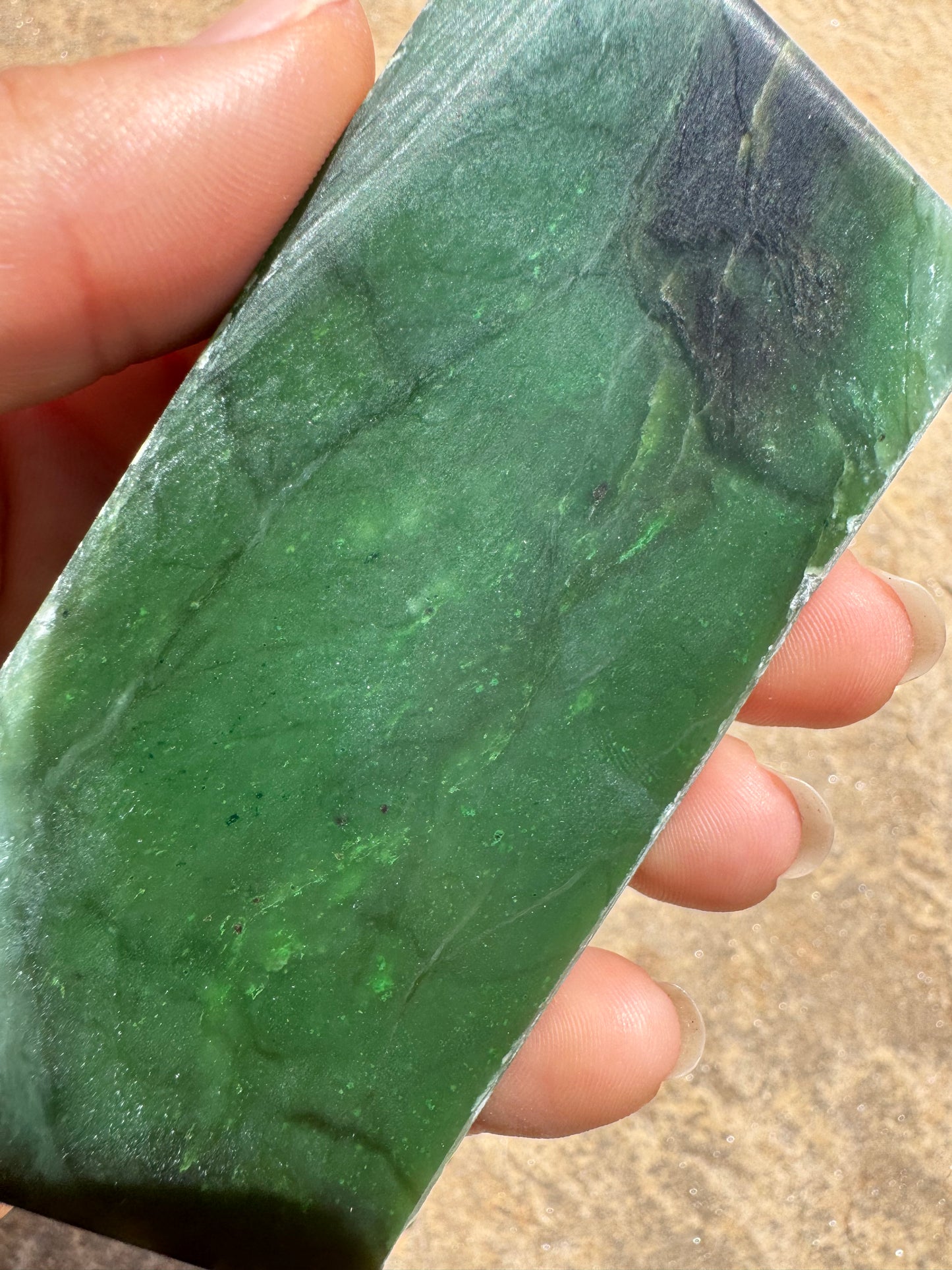 Canadian Nephrite Jade Slab 153g