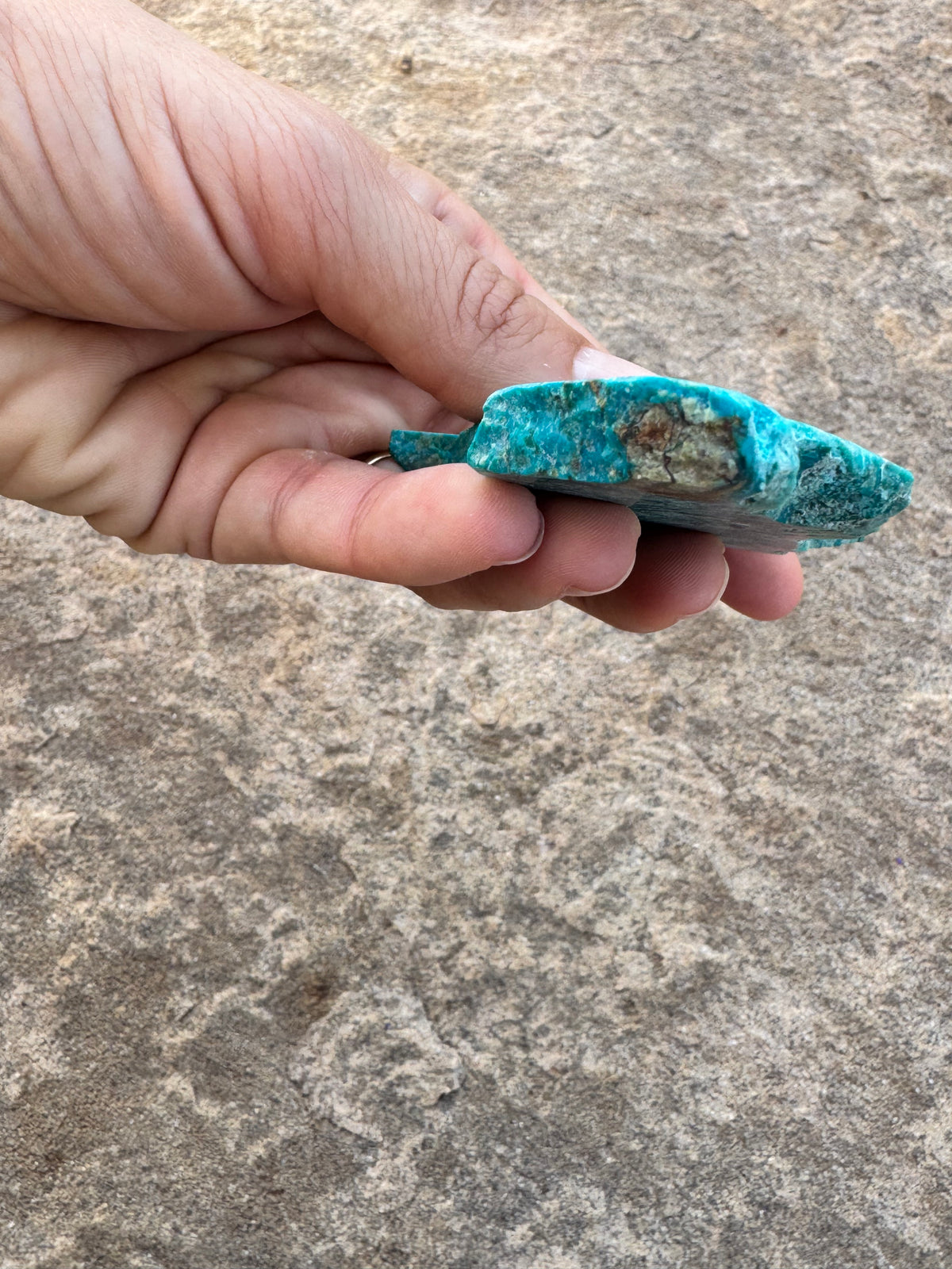 Blue River Chrysocolla Slab 57g