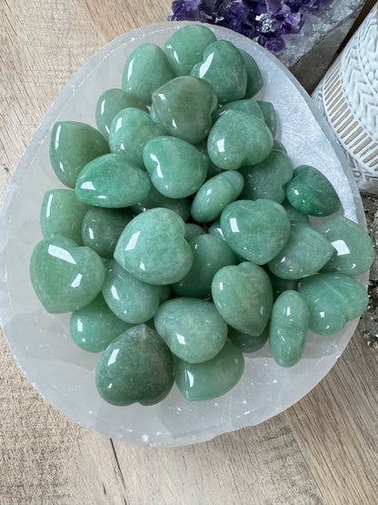 Green Aventurine Heart