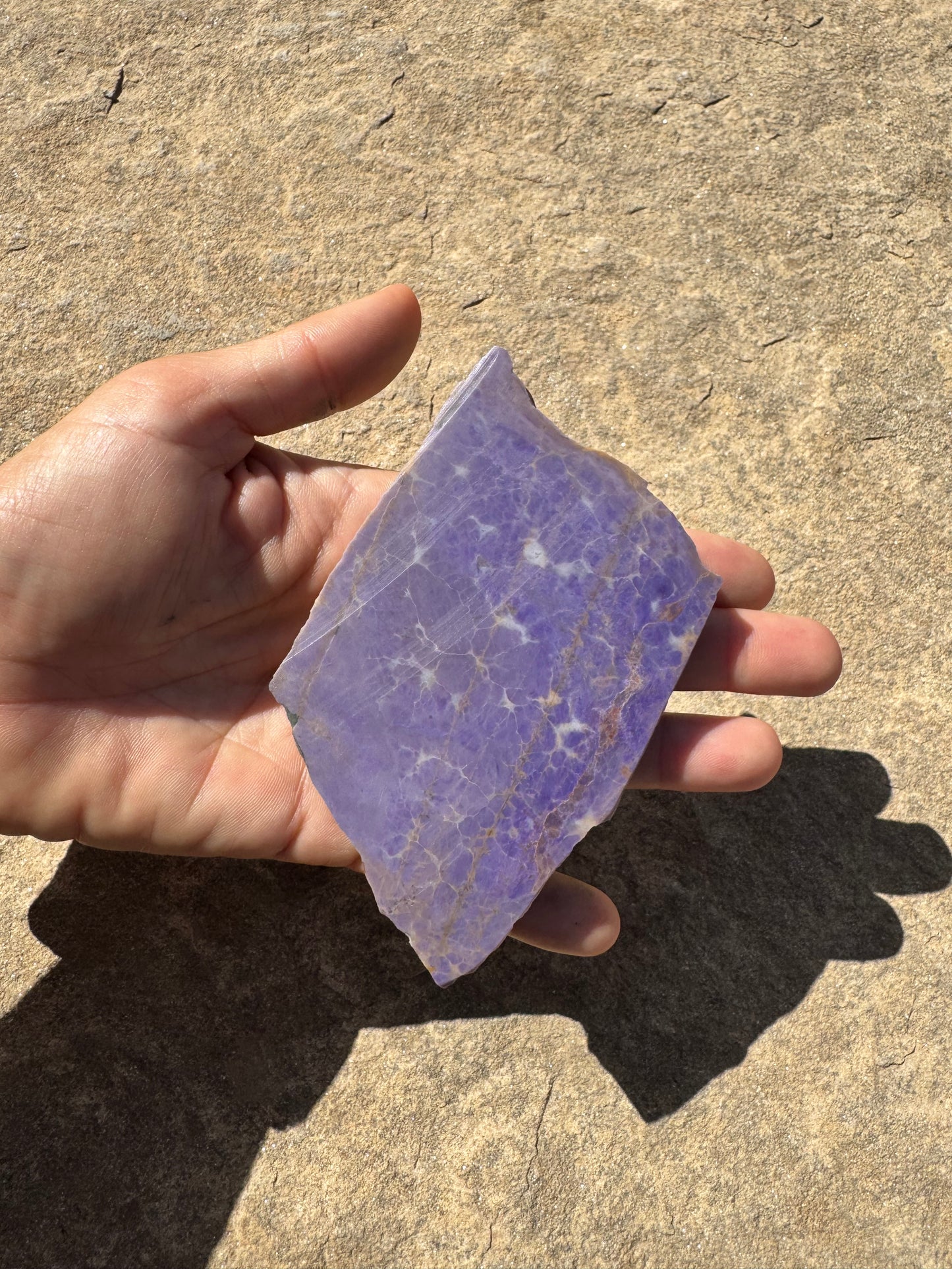 Turkish Purple Jade Slab 126g