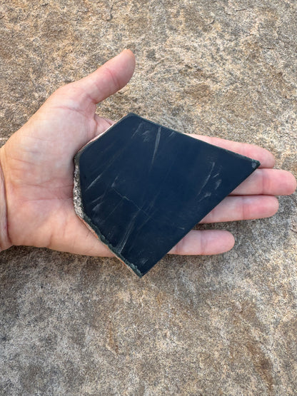 Australian Black Jade Slab 129g