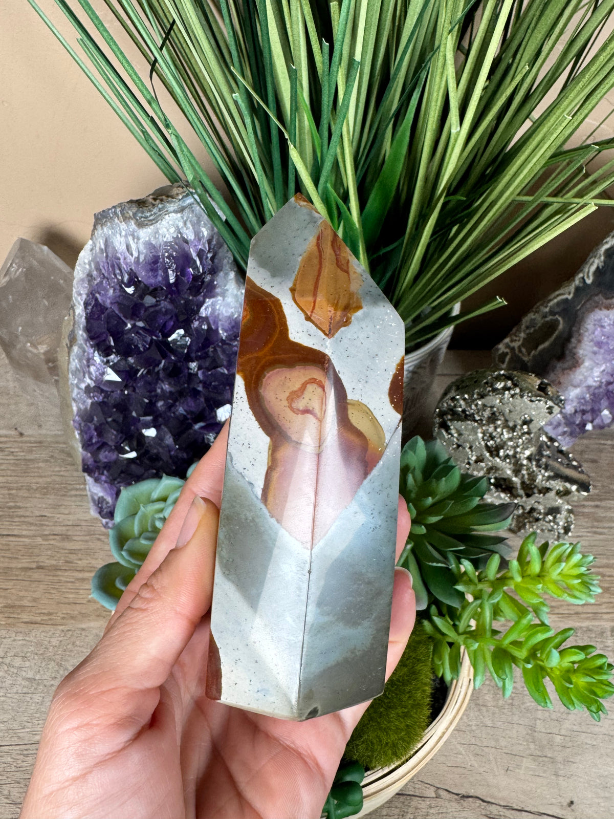 Polychrome Desert Jasper Point 120mm/4.72in