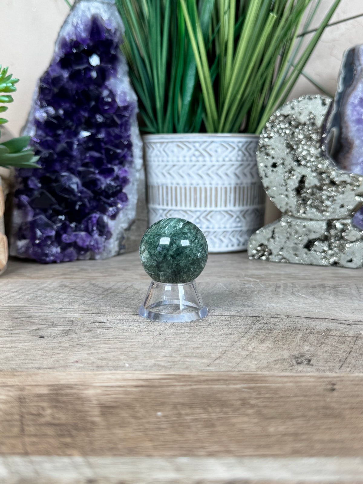 Seraphinite Sphere 31mm (1.25")