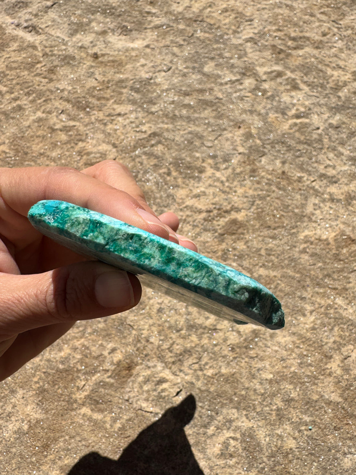 Blue River Chrysocolla Slab 138g