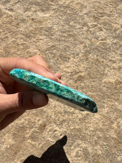 Blue River Chrysocolla Slab 138g