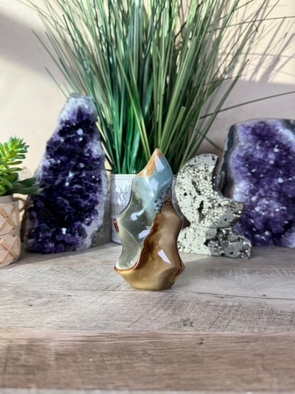 Polychrome Jasper Flame 4.2in