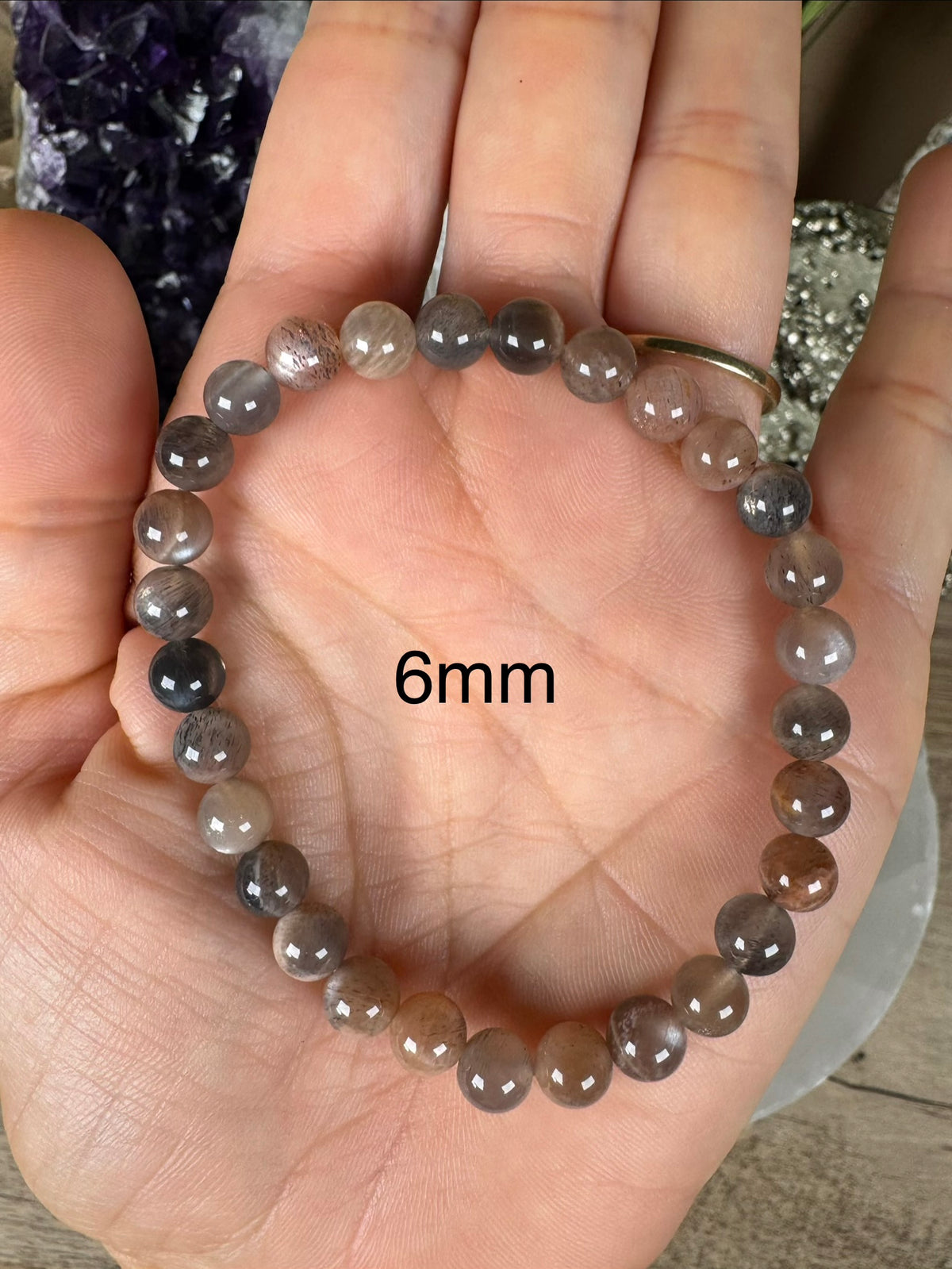 Skeletal Moonstone Bracelet