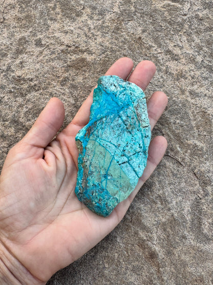 Blue River Chrysocolla Slab 68g