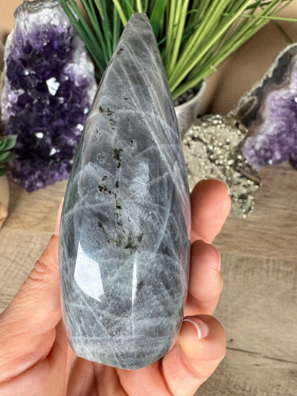 Polished Sunset Labradorite Flame 4.19in