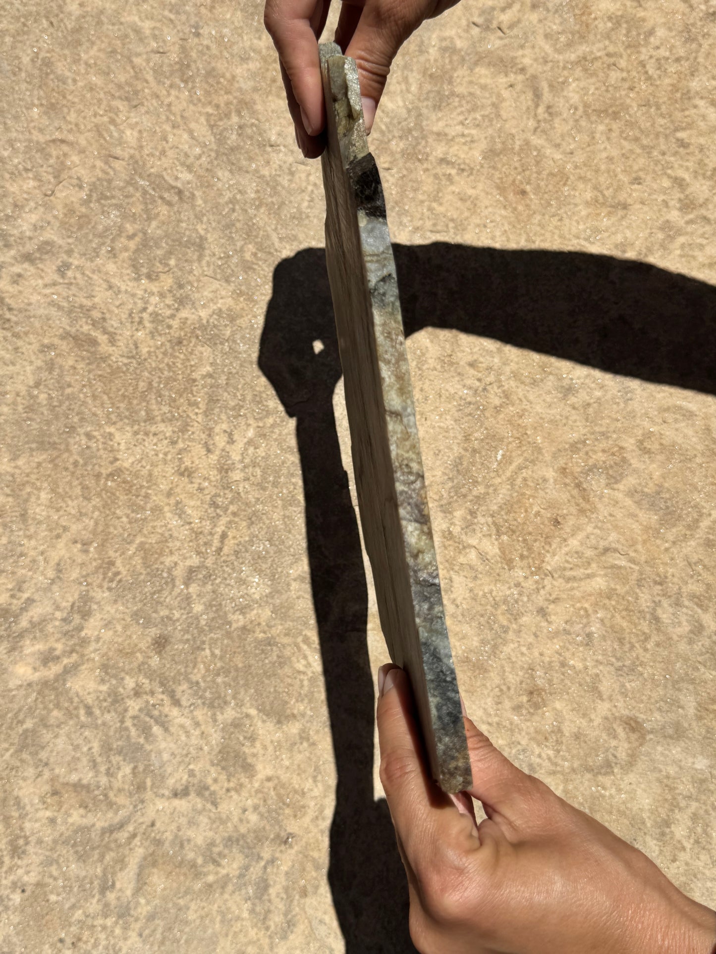 XL Golden Flash Labradorite Polished Slab 1154g