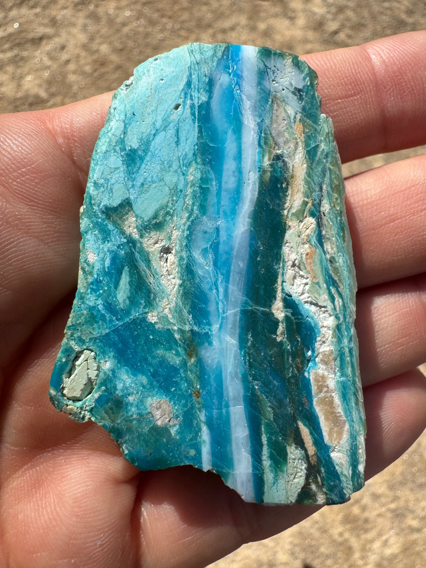 Peruvian Blue Opalina Slab 24g