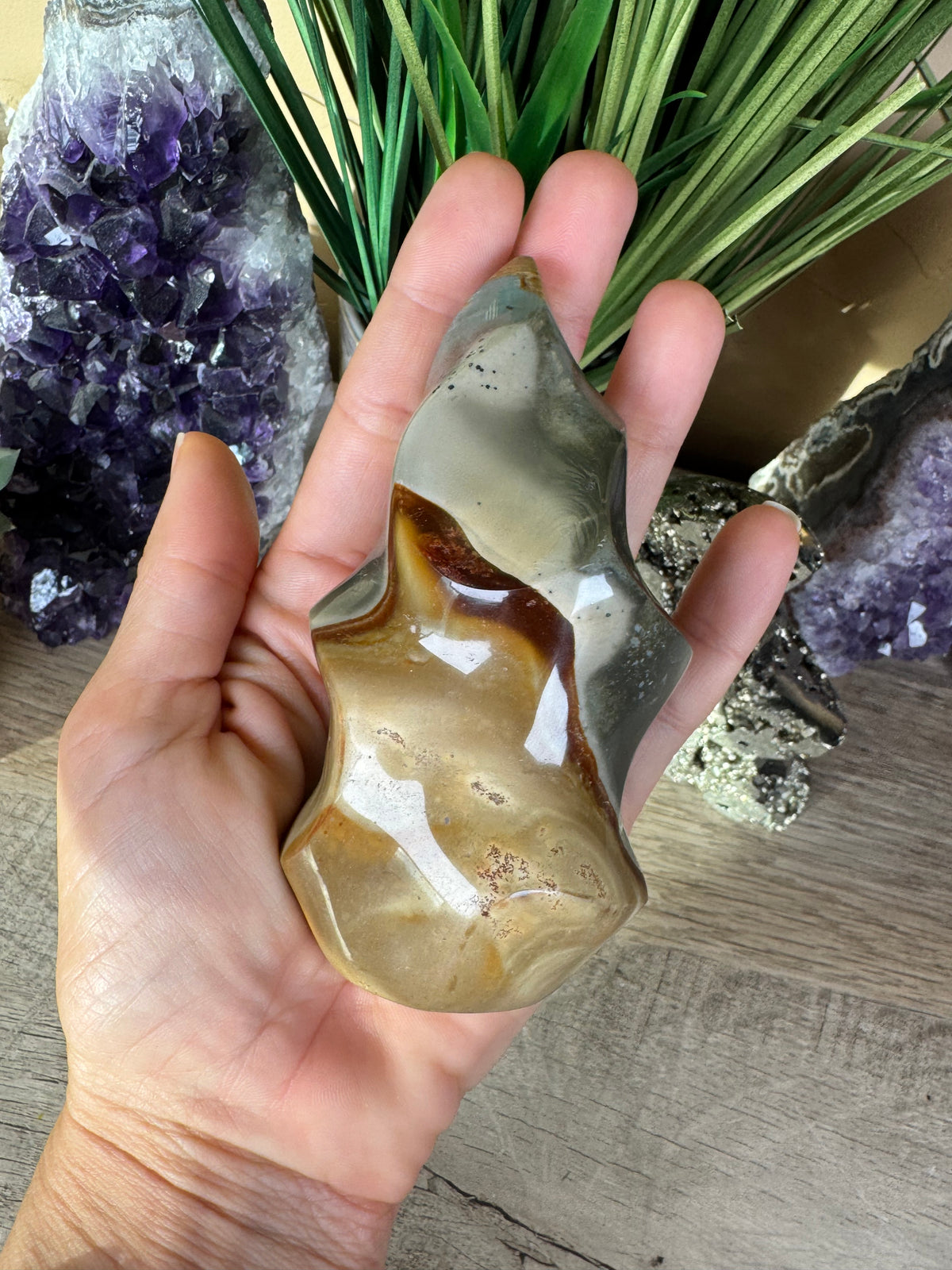 Polychrome Jasper Flame 4.2in