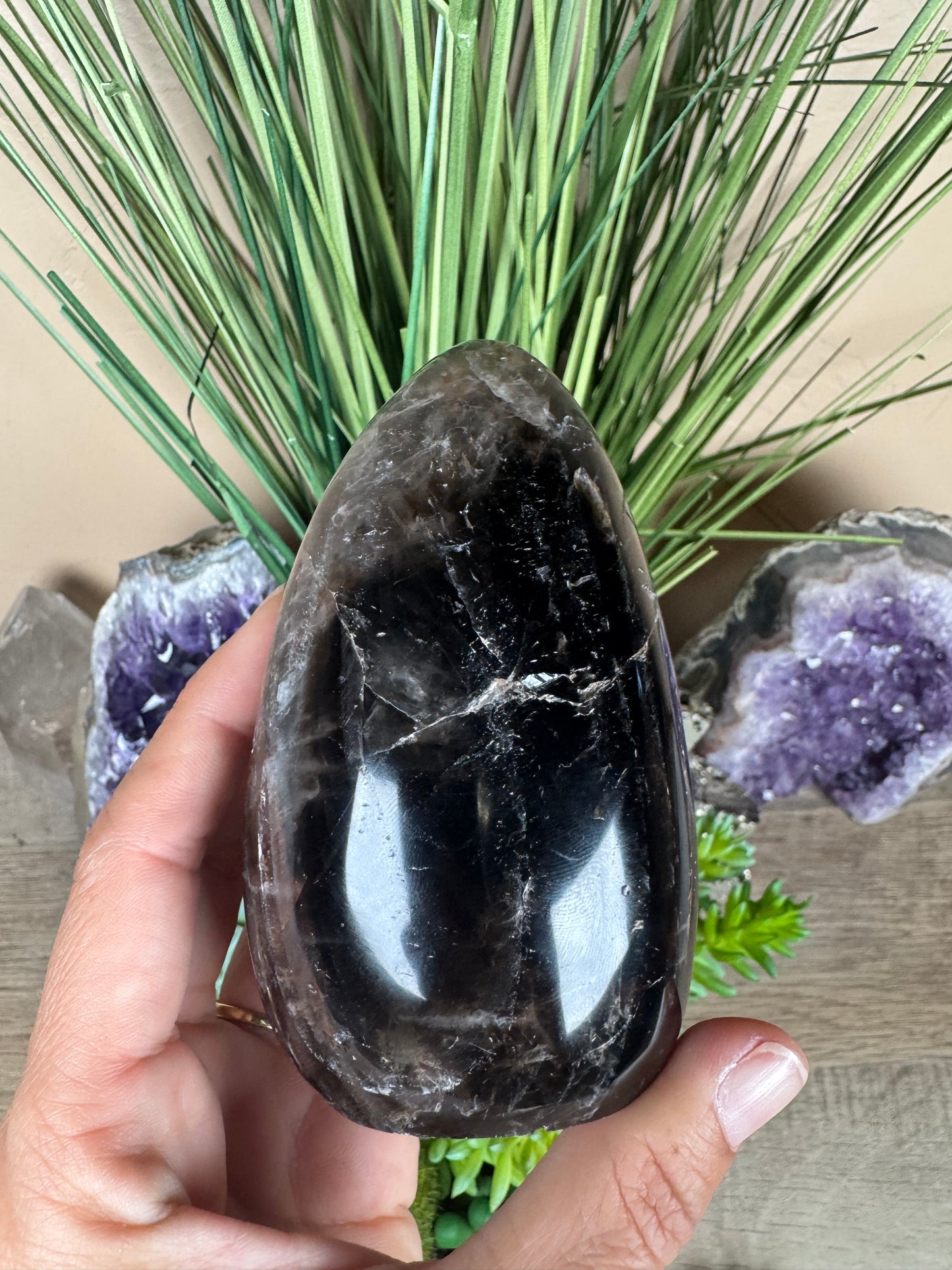 Smoky Quartz Freeform 102mm/4.02in