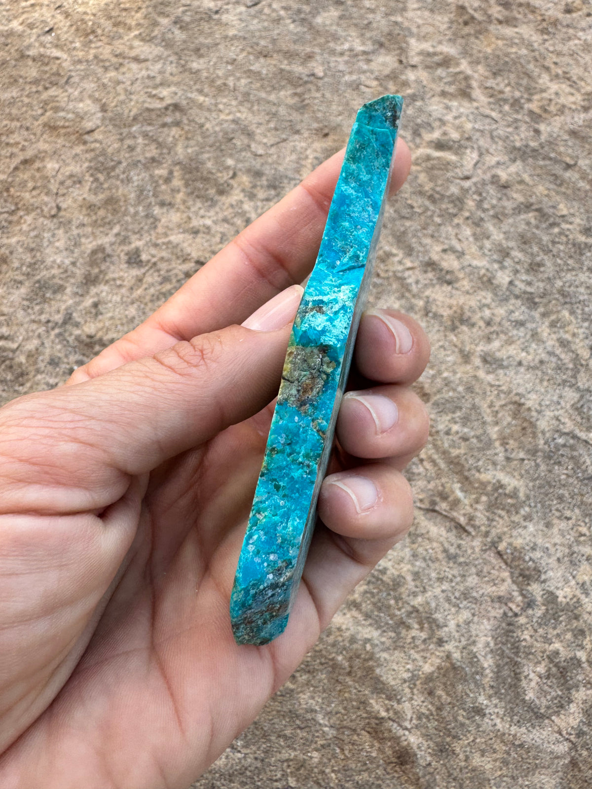 Blue River Chrysocolla Slab 68g