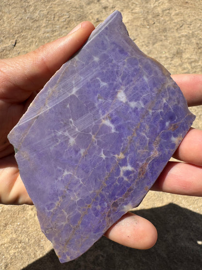 Turkish Purple Jade Slab 126g