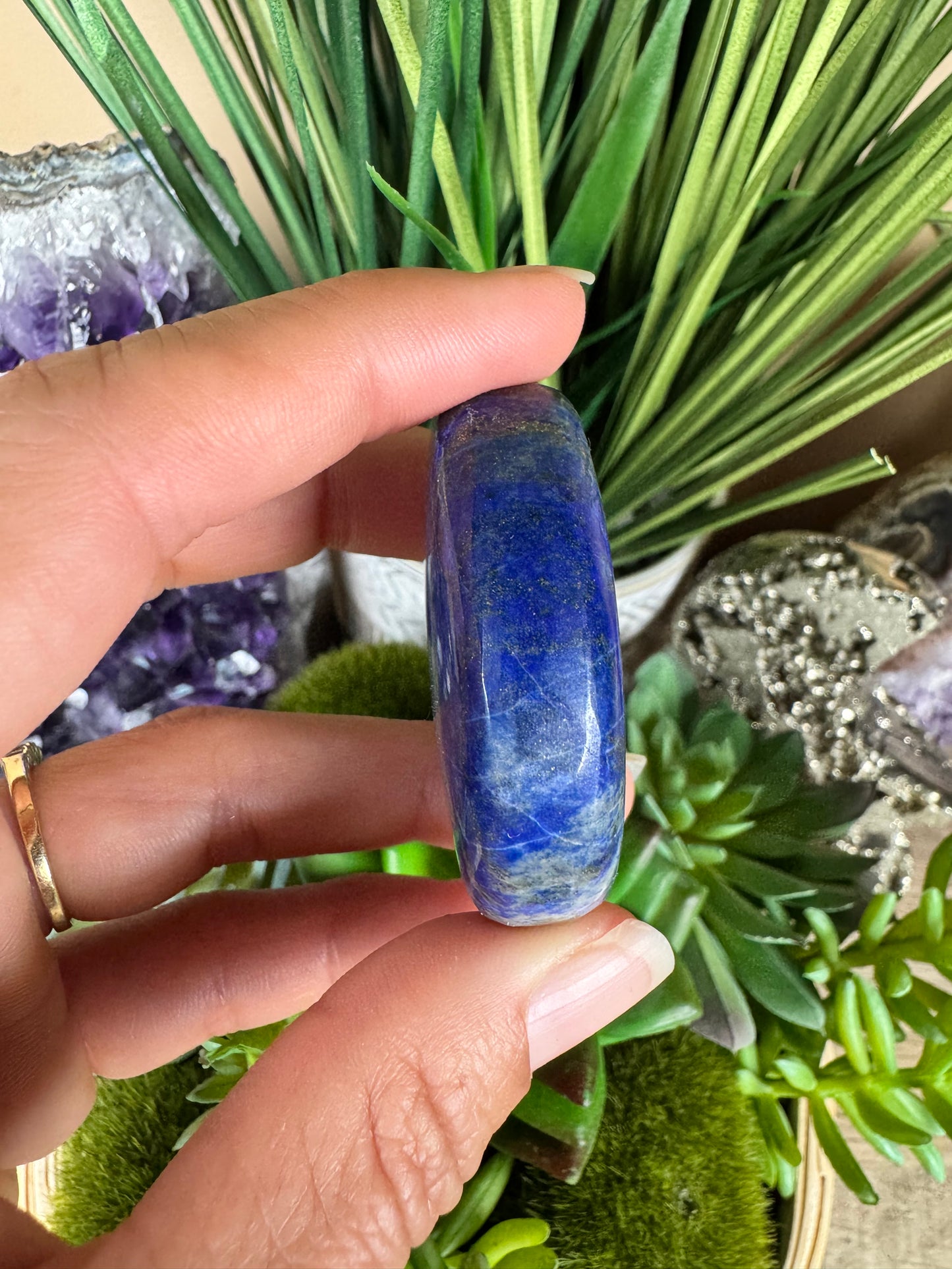 Lapis Lazuli Palm Stone