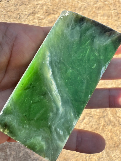 Canadian Nephrite Jade Slab 118g