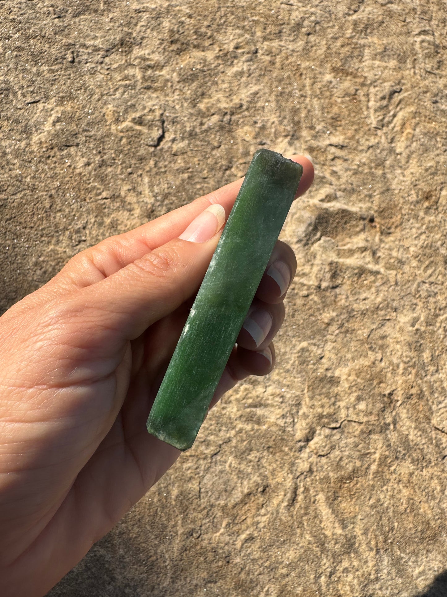 Canadian Nephrite Jade Slab 118g