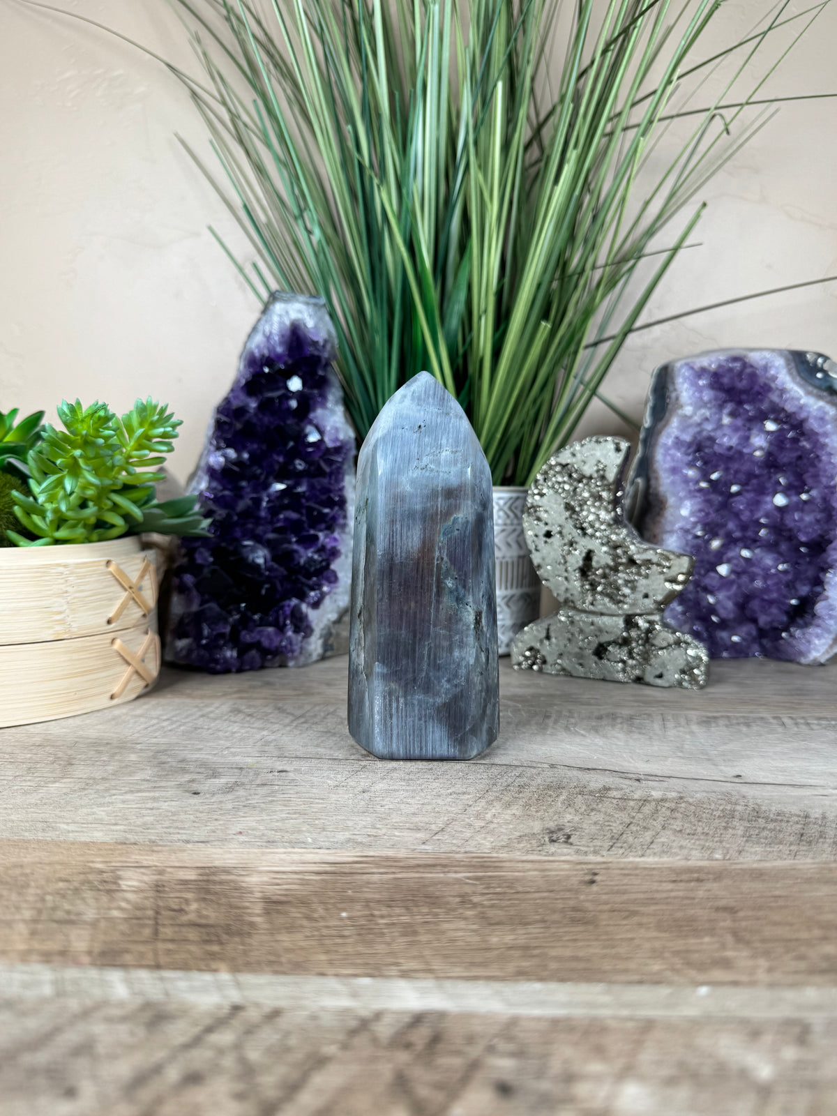 Sunset Labradorite Point 5in