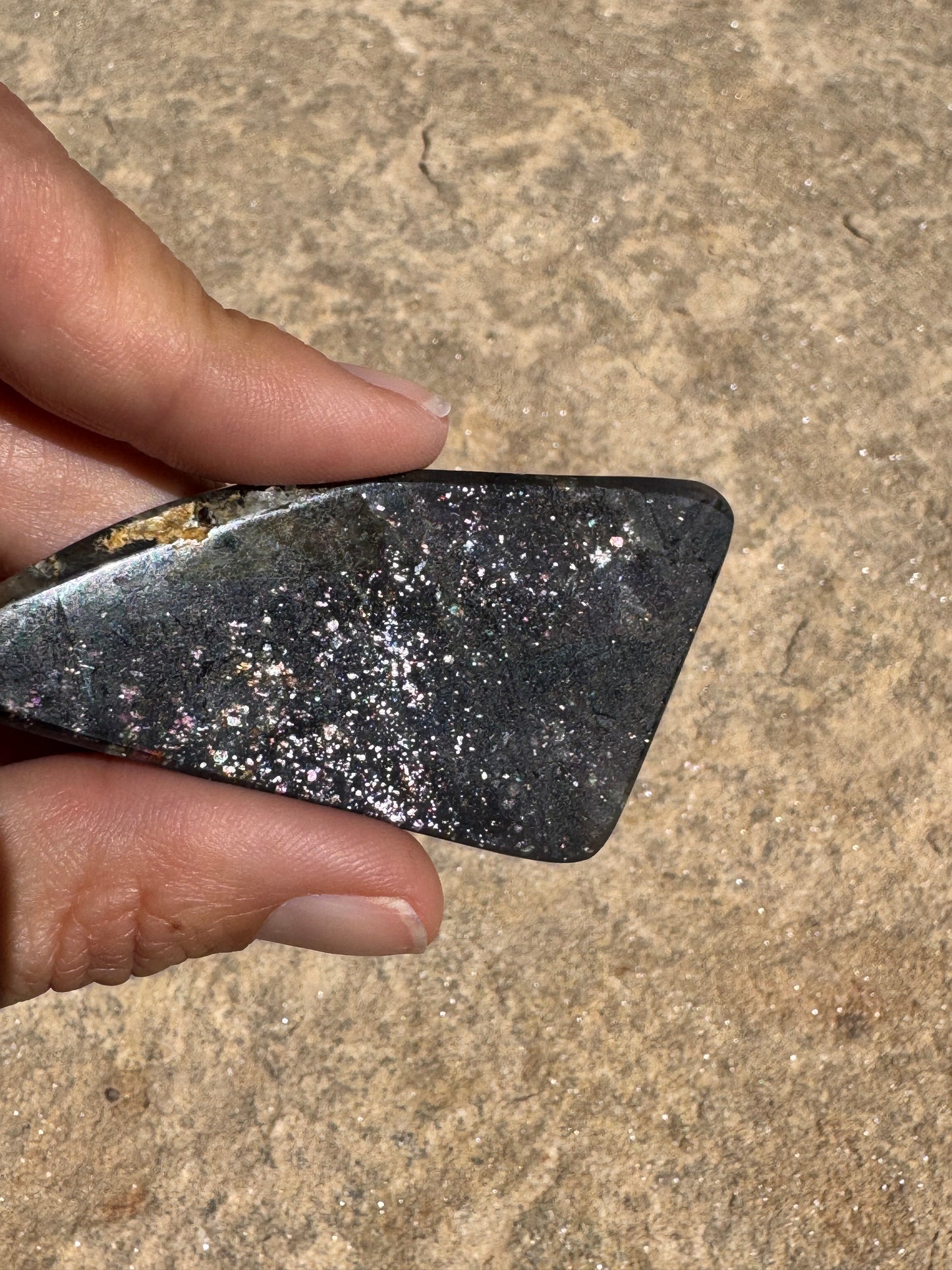 Bloodshot Iolite Sunstone Slab 20g
