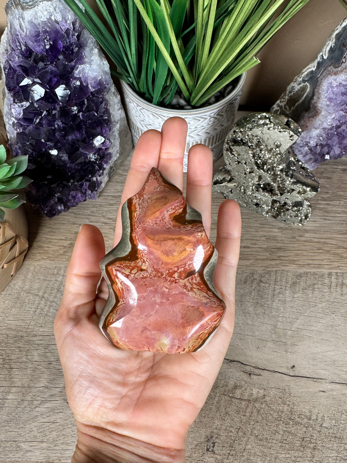 Polychrome Jasper Flame 3.64in