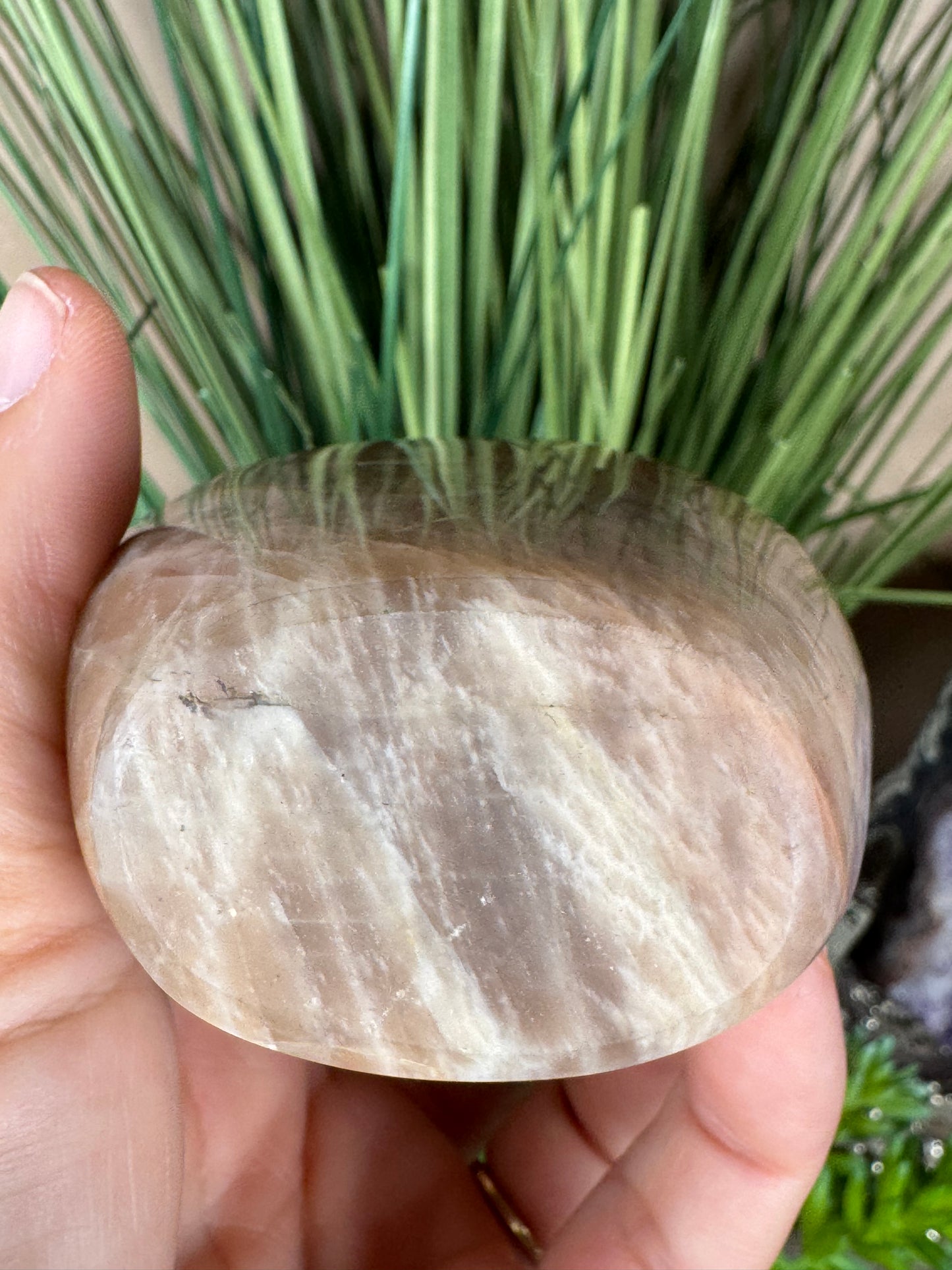 Peach Moonstone Freeform 4.17in