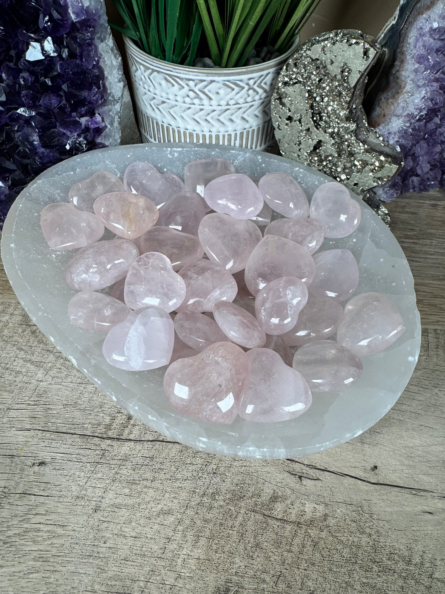 Rose Quartz Heart